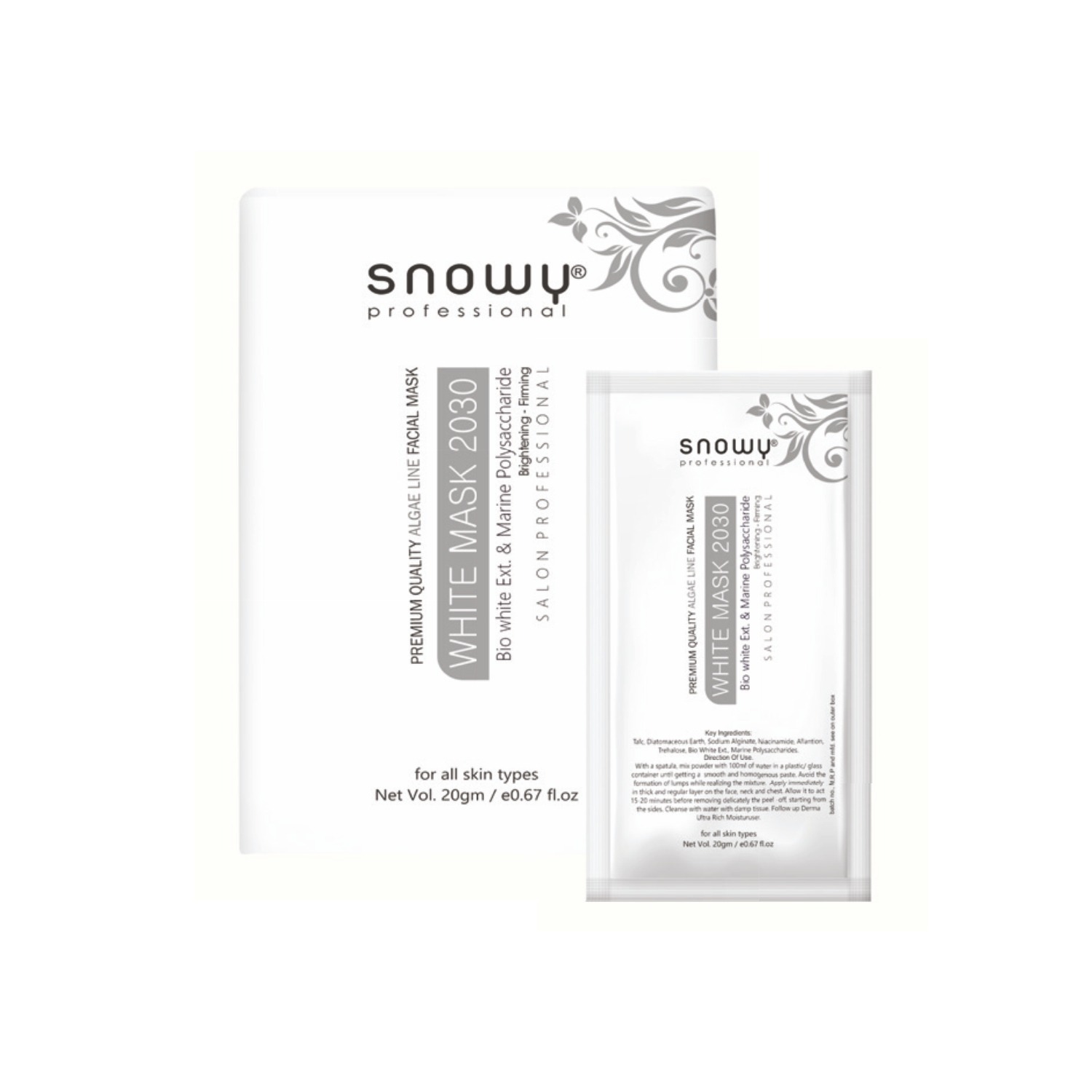 White Algae Facial Mask 2030