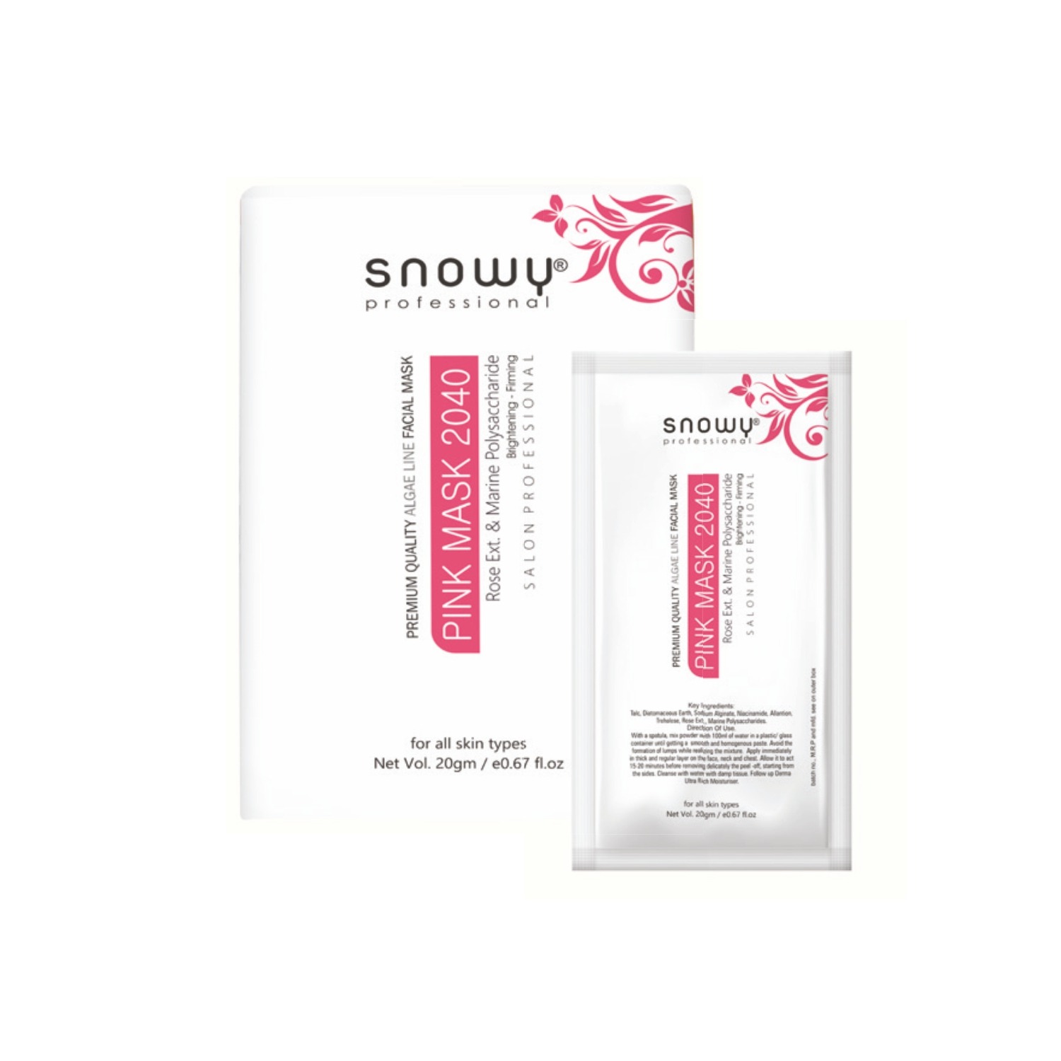 Pink Algae Facial Mask 2040