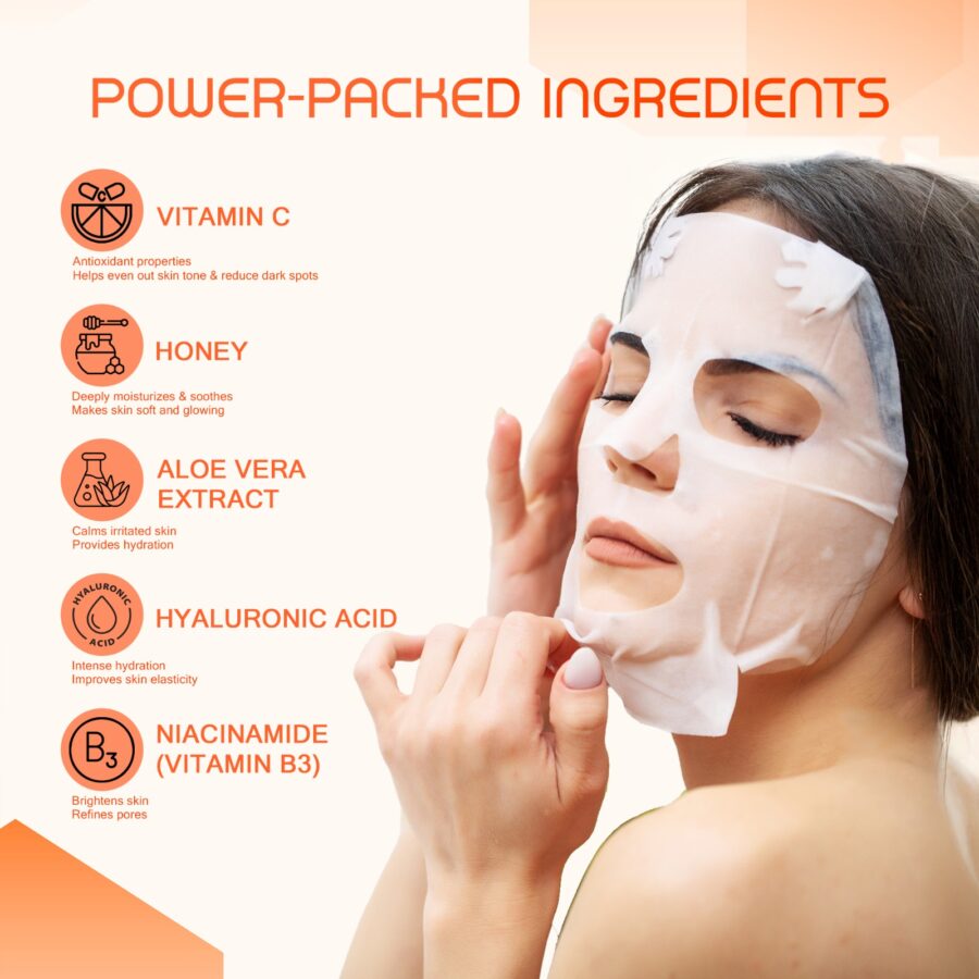 Phytofruit Orange Serum Face Sheet Mask - Image 3
